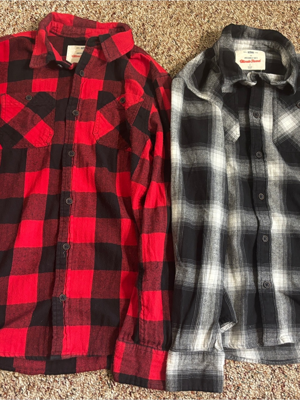 Urban Pipeline “amazingly soft” Ultimate Flannel Shirts